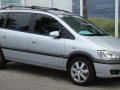 2001 Chevrolet Zafira - Технические характеристики, Расход топлива, Габариты