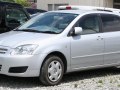 2001 Toyota Allex - Технические характеристики, Расход топлива, Габариты
